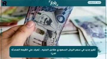 تغير جديد في سعر الريال السعودي مقابل الجنيه.. تعرف على القيمة المحدثة الآن!
